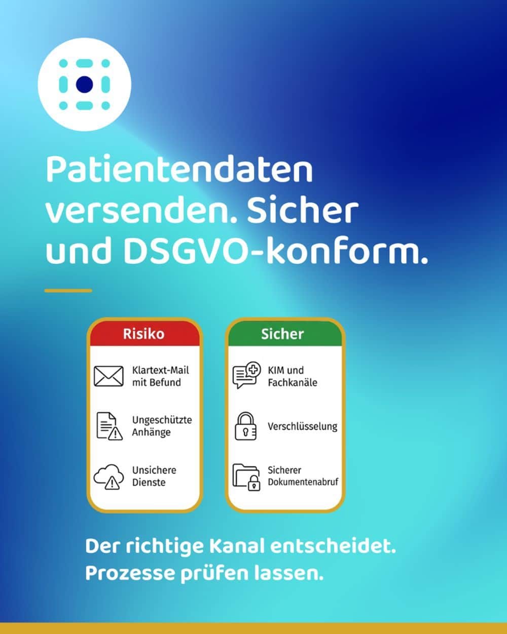 Eine kurze Mail mit dem Befund an die Kollegin.