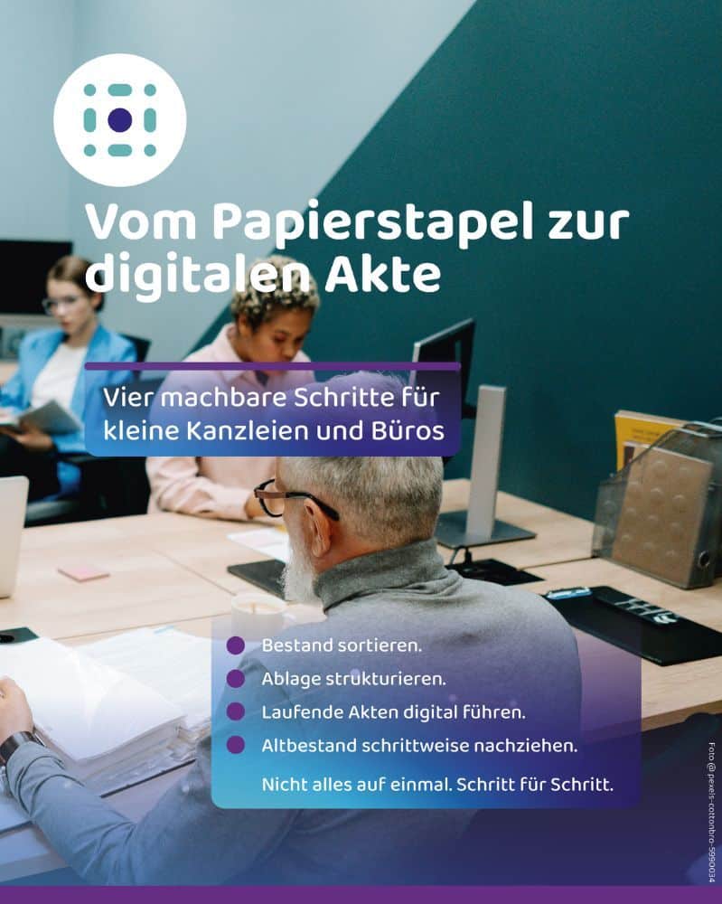 „Wir digitalisieren unsere Akten“ klingt nach einem Mammutprojekt, für…