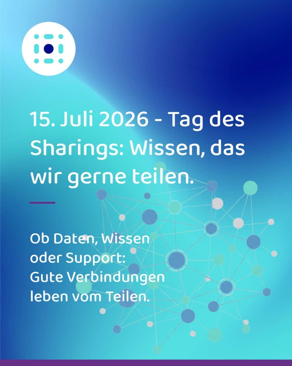 Am 15. Juli ist Tag des Sharings.