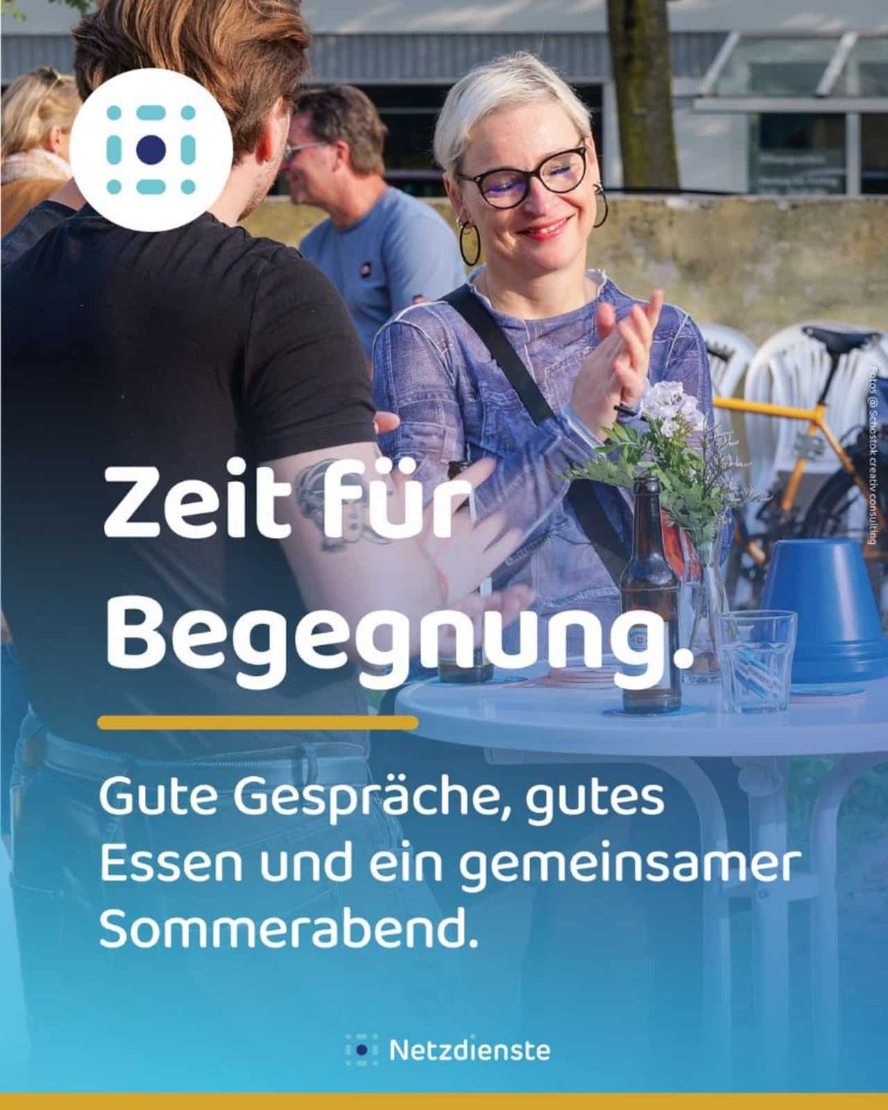 Dokument „5 Jahre Netzdienste - Begegnung und Sommerfest“, erste Seite